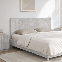 vidaXL Wall-Mounted Headboard ARNHEM Concrete Grey Engineered Wood 1