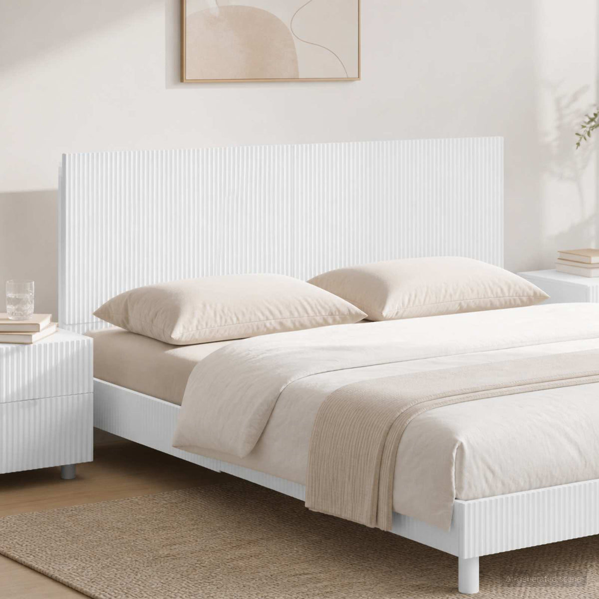 vidaXL Wall-Mounted Headboard ARNHEM Engineered Wood Width 160 cm