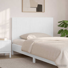 vidaXL Wall-Mounted Headboard ARNHEM High Gloss White Engineered Wood 1
