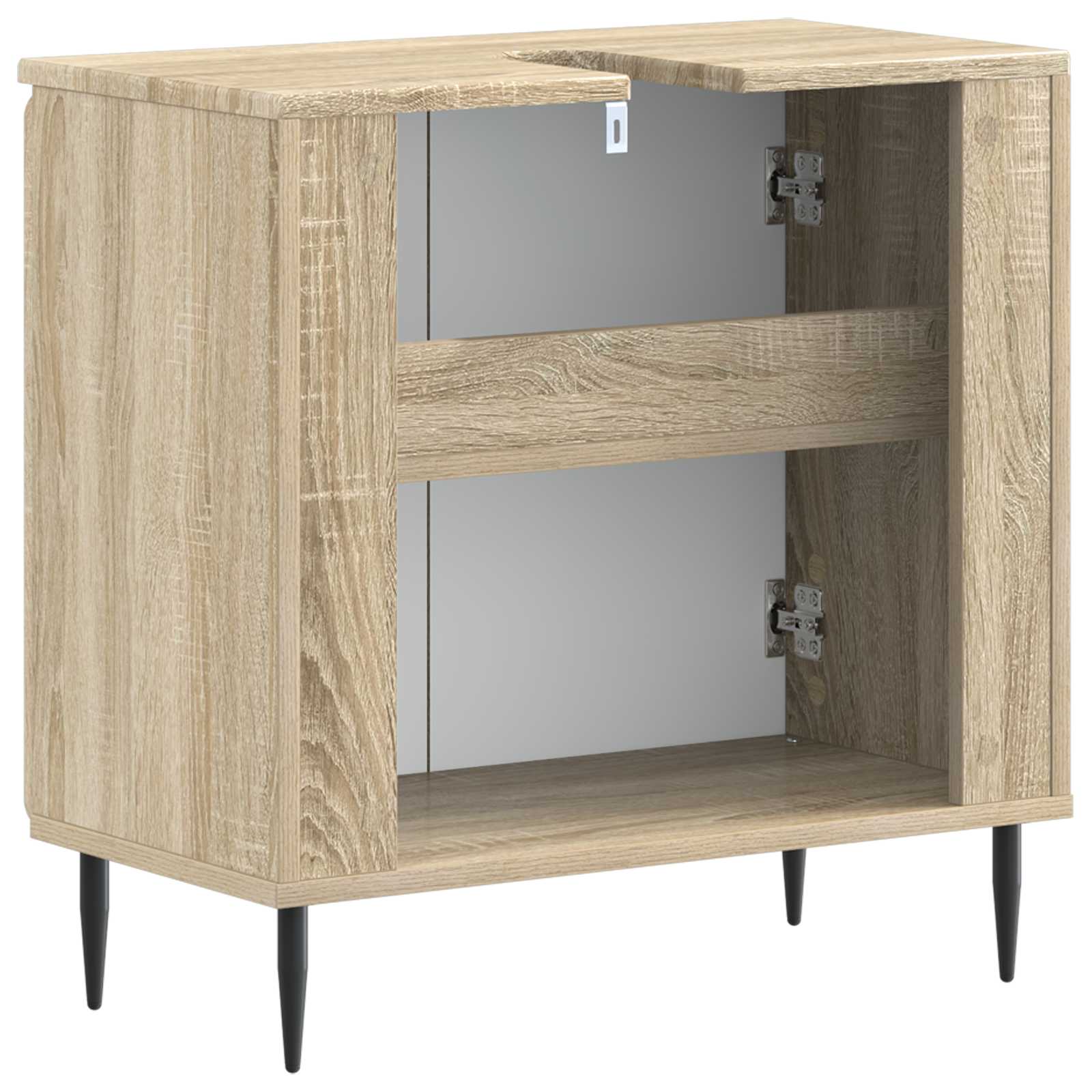 vidaXL Bathroom Sink Cabinet HAARLEM Sonoma Oak 59.5 x 31.5x 59 cm 6