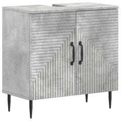 vidaXL Bathroom Sink Cabinet HAARLEM Concrete Grey 59.5 x 31.5x 59 cm 2