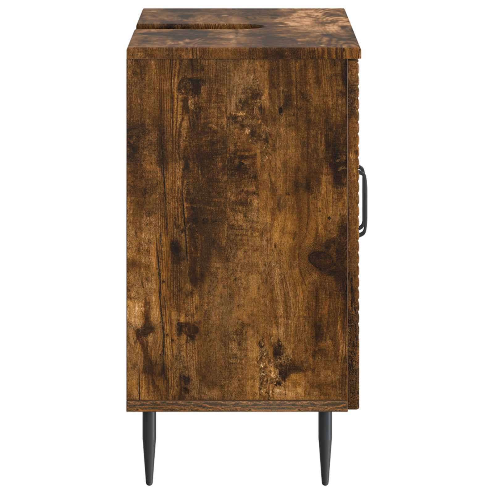 vidaXL Bathroom Sink Cabinet HAARLEM Smoked Oak 59.5 x 31.5x 59 cm 5