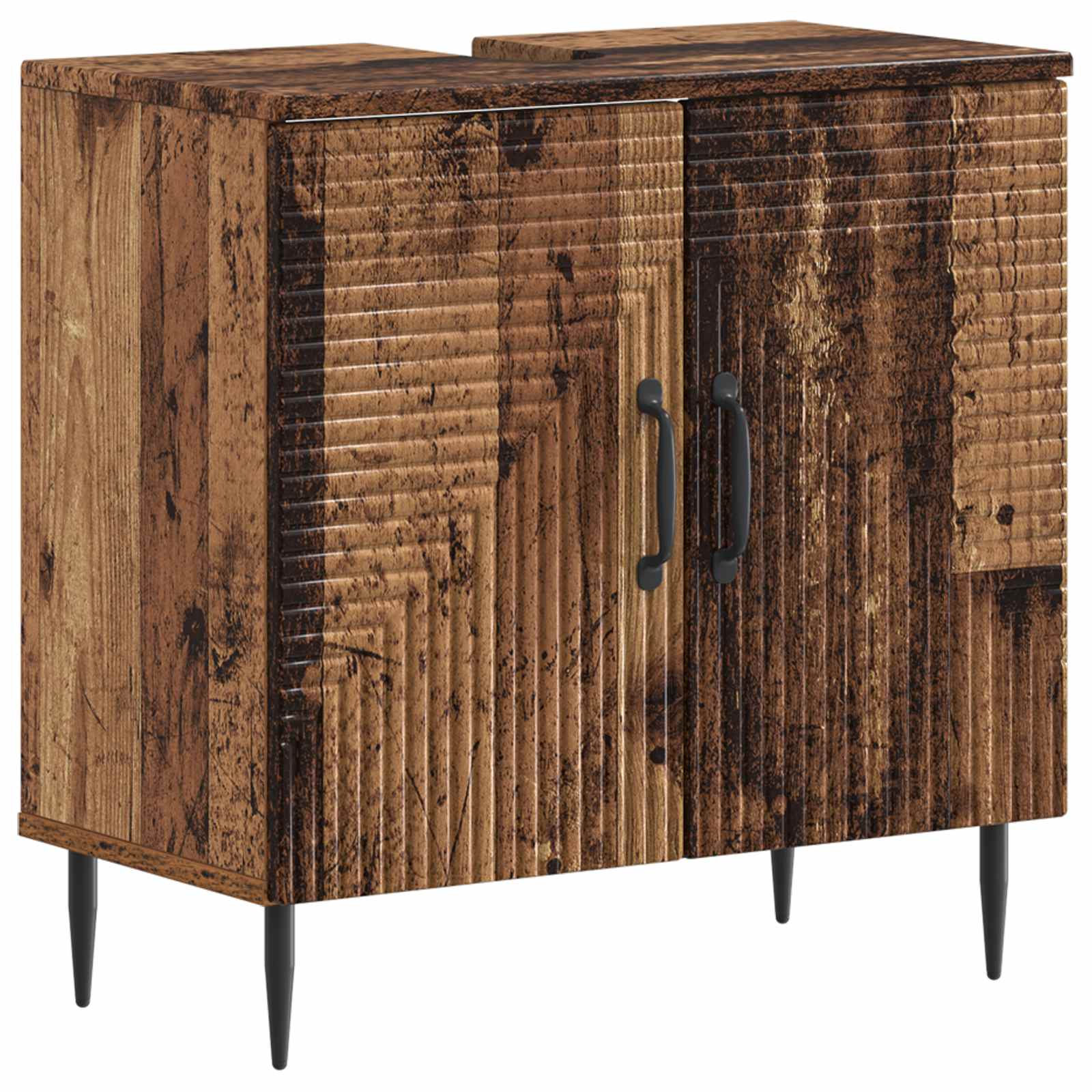 vidaXL Bathroom Sink Cabinet HAARLEM Old Wood 59.5 x 31.5x 59 cm 2