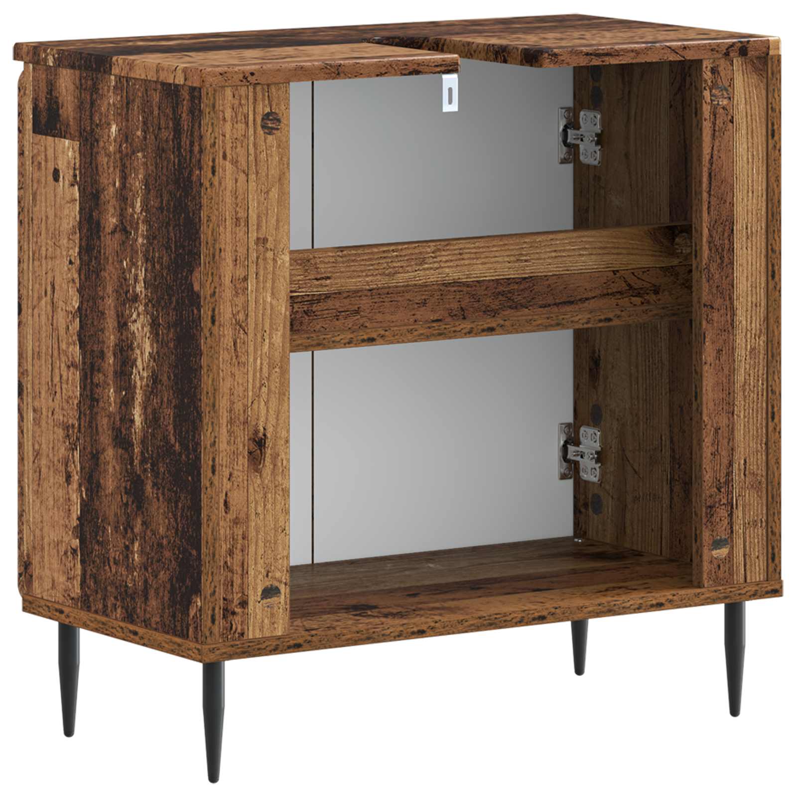 vidaXL Bathroom Sink Cabinet HAARLEM Old Wood 59.5 x 31.5x 59 cm 6