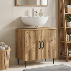 vidaXL Bathroom Sink Cabinet HAARLEM Artisan Oak 59.5 x 31.5x 59 cm 1