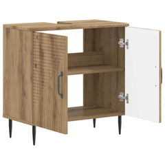 vidaXL Bathroom Sink Cabinet HAARLEM Artisan Oak 59.5 x 31.5x 59 cm 3