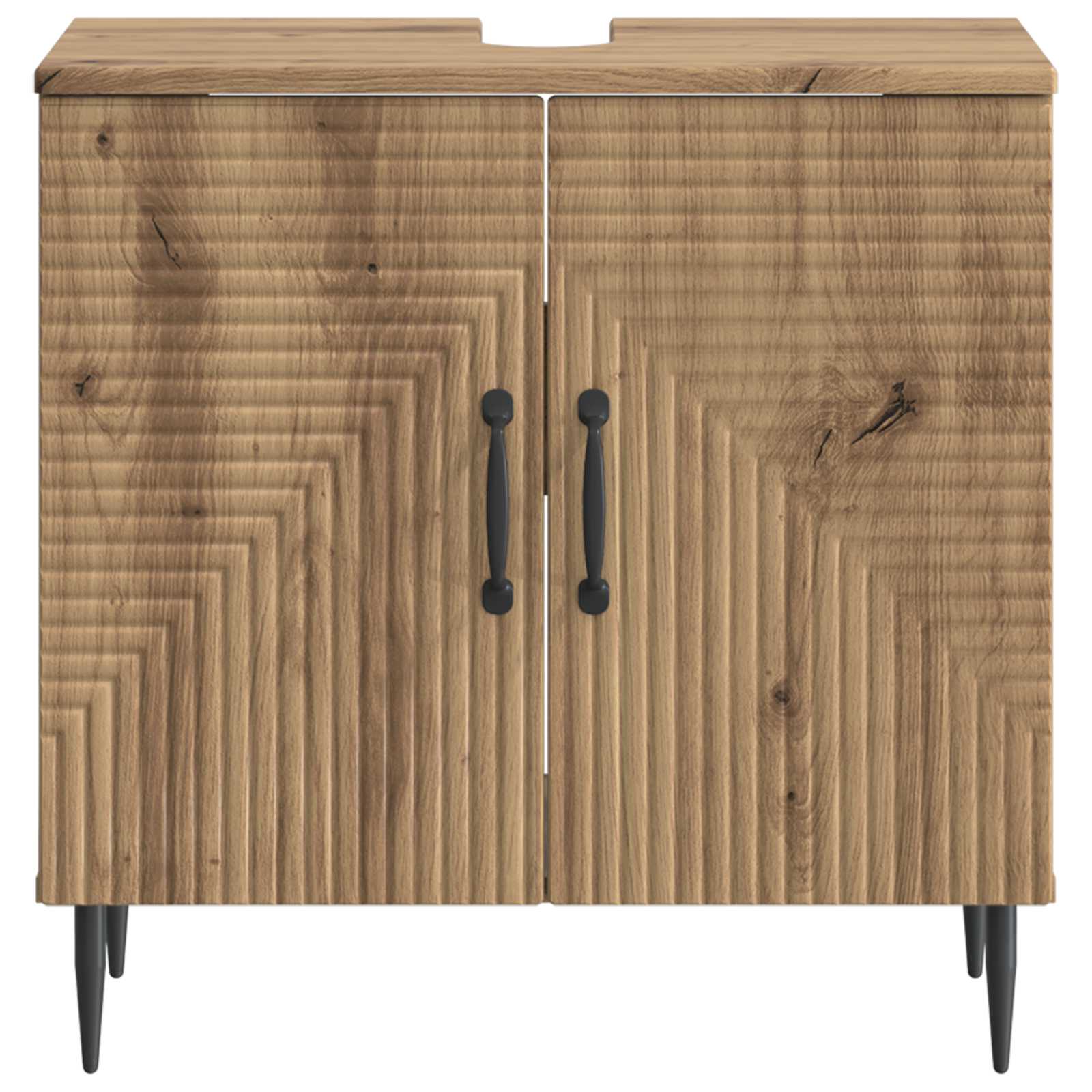 vidaXL Bathroom Sink Cabinet HAARLEM Artisan Oak 59.5 x 31.5x 59 cm 4