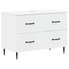 Bathroom Sink Cabinet HAARLEM 82 x 41x 58.5 cm White