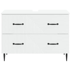 Bathroom Sink Cabinet HAARLEM 82 x 41x 58.5 cm White