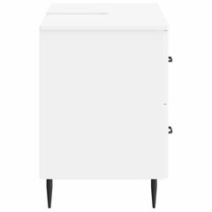 Bathroom Sink Cabinet HAARLEM 82 x 41x 58.5 cm White