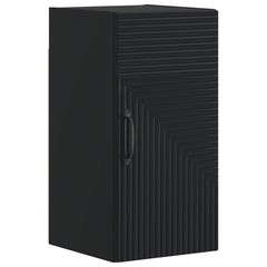 vidaXL Bathroom Wall Cabinet HAARLEM Black 30 x 31 x 59 cm 2