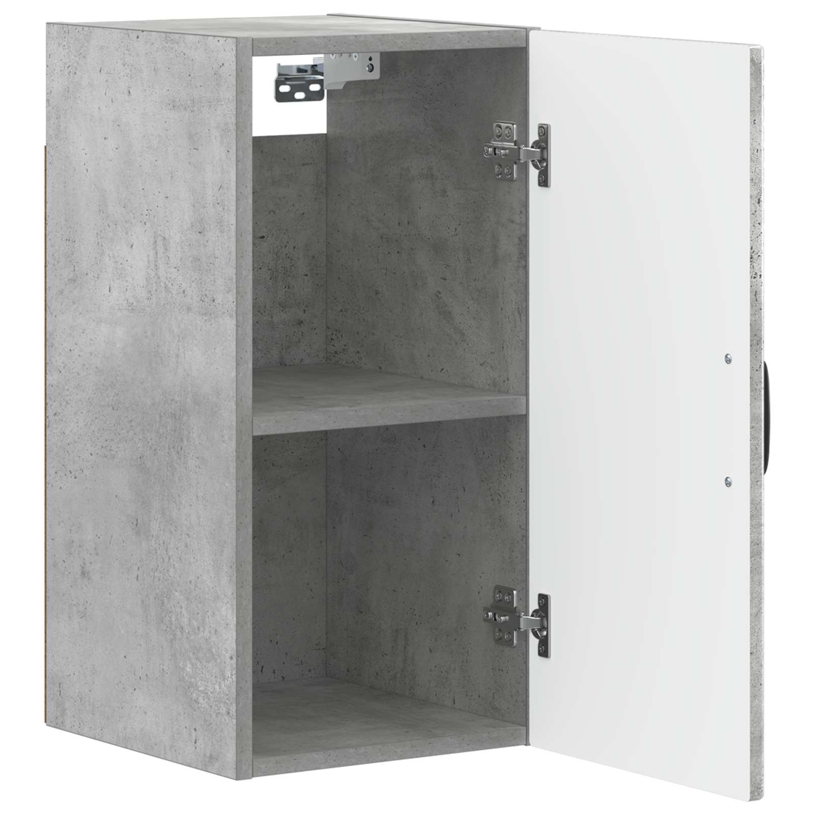 vidaXL Bathroom Wall Cabinet HAARLEM Concrete Grey 30 x 31 x 59 cm 3