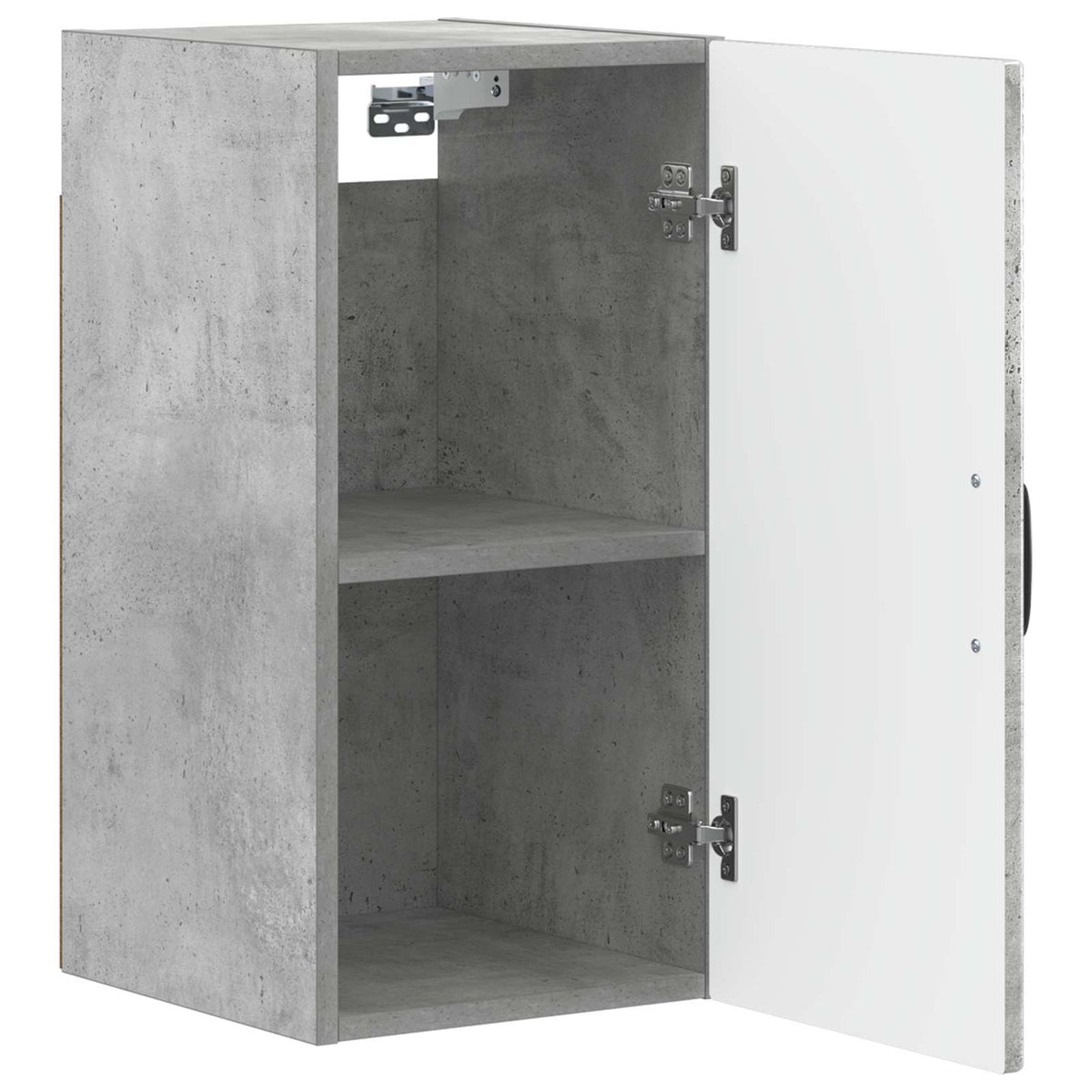 Bathroom Wall Cabinet HAARLEM 30 x 31 x 59 cm Concrete grey