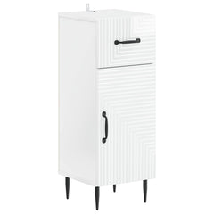 vidaXL Bathroom Storage Cainet HAARLEM High Gloss White 2