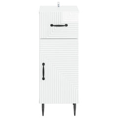 vidaXL Bathroom Storage Cainet HAARLEM High Gloss White 4