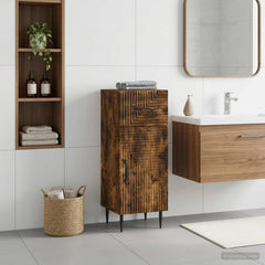 Bathroom Storage Cainet HAARLEM 30 x 31 x 80 cm Smoked oak