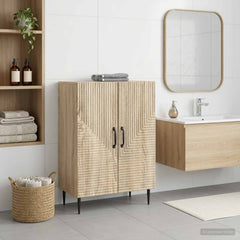 vidaXL Bathroom Storage Cainet HAARLEM Sonoma Oak 59.5 x 31 x 80 cm 1