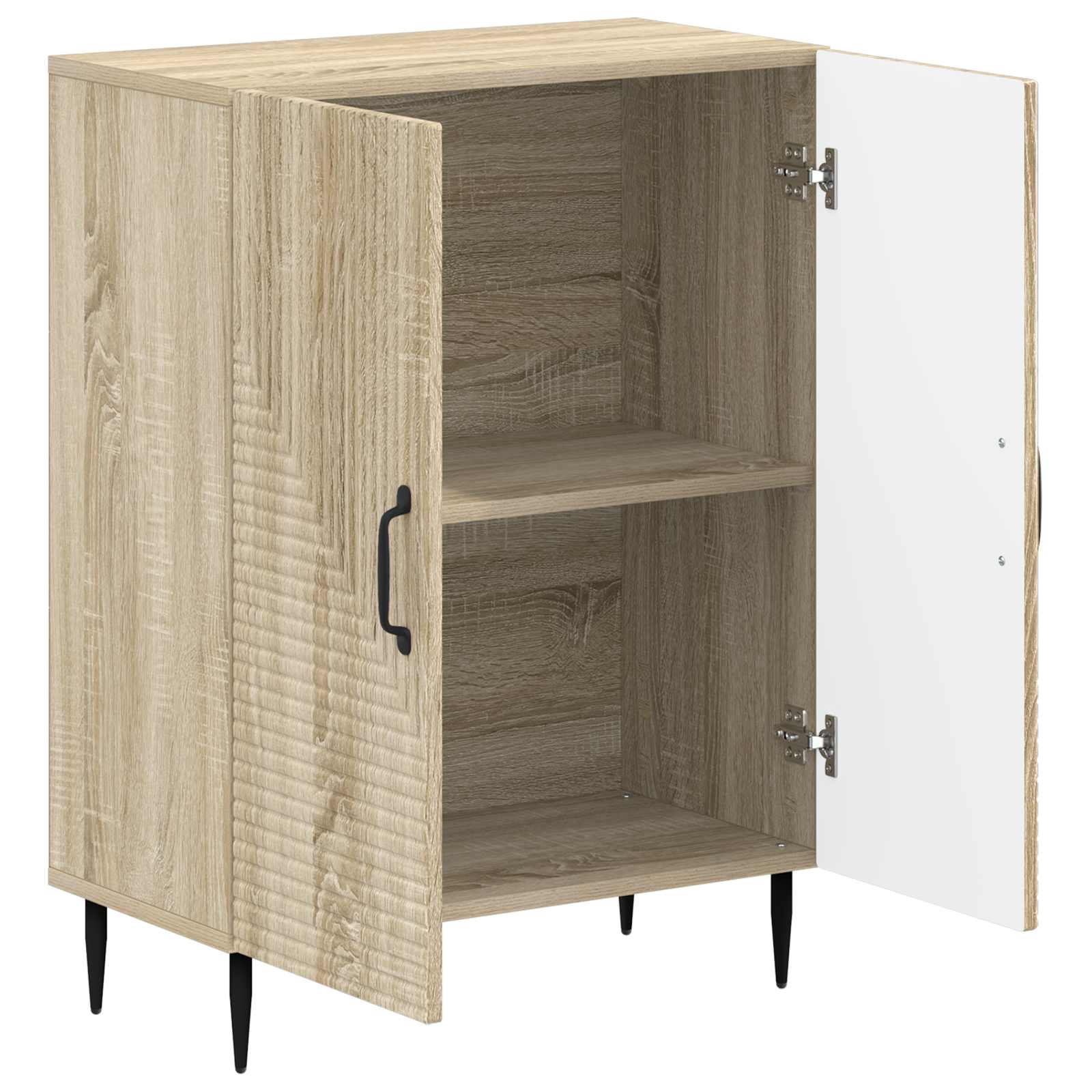 vidaXL Bathroom Storage Cainet HAARLEM Sonoma Oak 59.5 x 31 x 80 cm 3