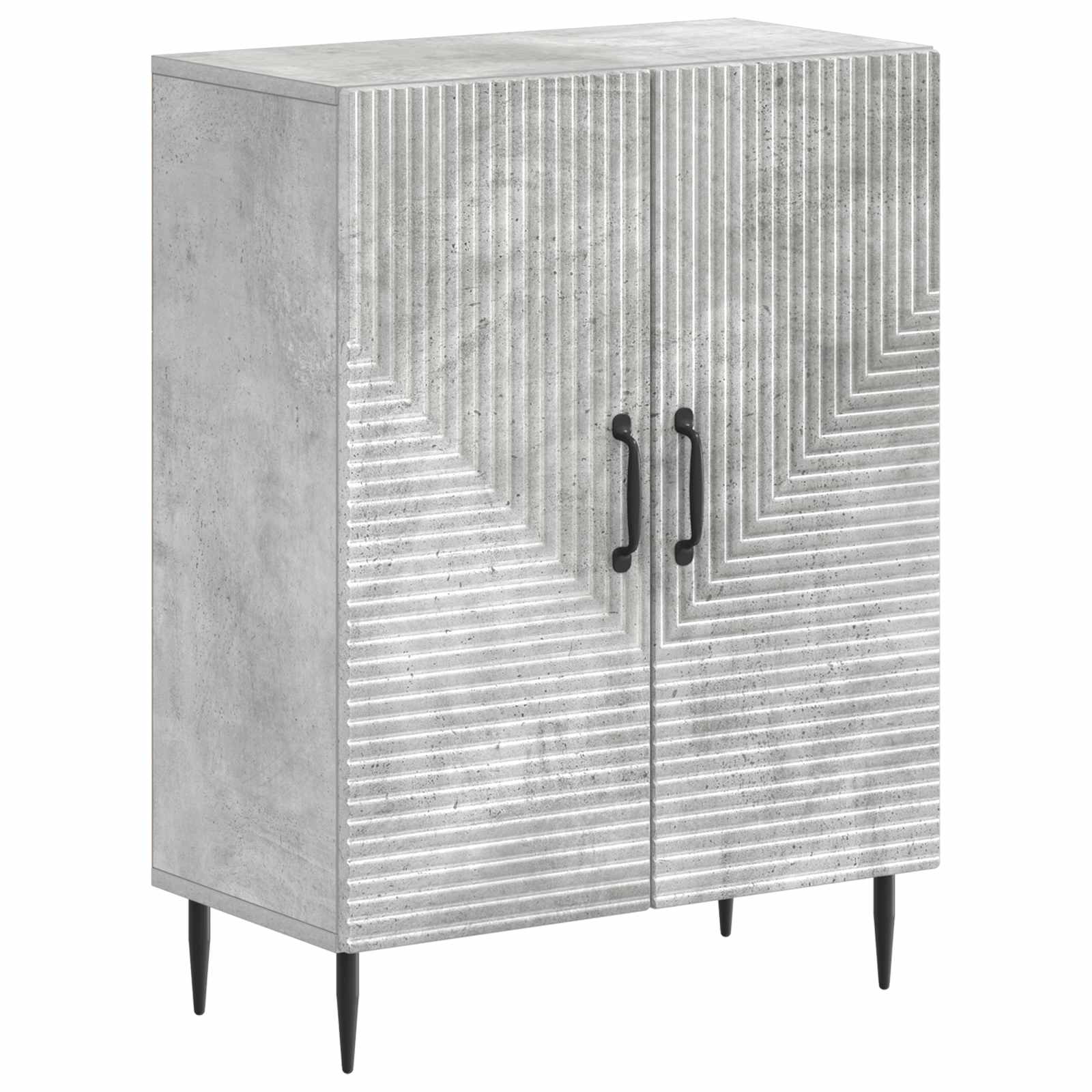 vidaXL Bathroom Storage Cainet HAARLEM Concrete Grey 59.5 x 31 x 80 cm 2