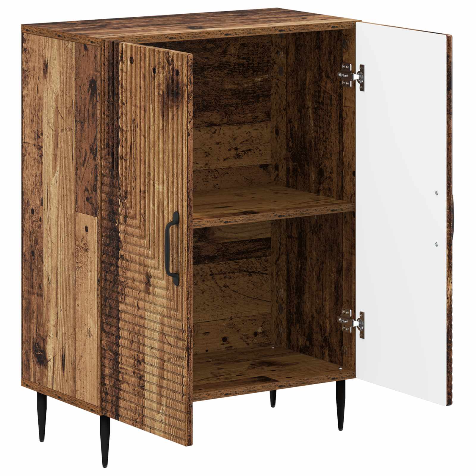 vidaXL Bathroom Storage Cainet HAARLEM Old Wood 59.5 x 31 x 80 cm 3