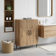 vidaXL Bathroom Storage Cainet HAARLEM Artisan Oak 59.5 x 31 x 80 cm 1