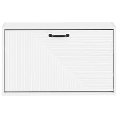 Wall-Mounted Shoe Cabinet HAARLEM 71 x 17 x 43 cm White