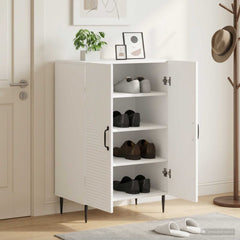 vidaXL Shoe Cabinet HAARLEM 59.5 x 39.5 x 89.5 cm Engineered Wood 1