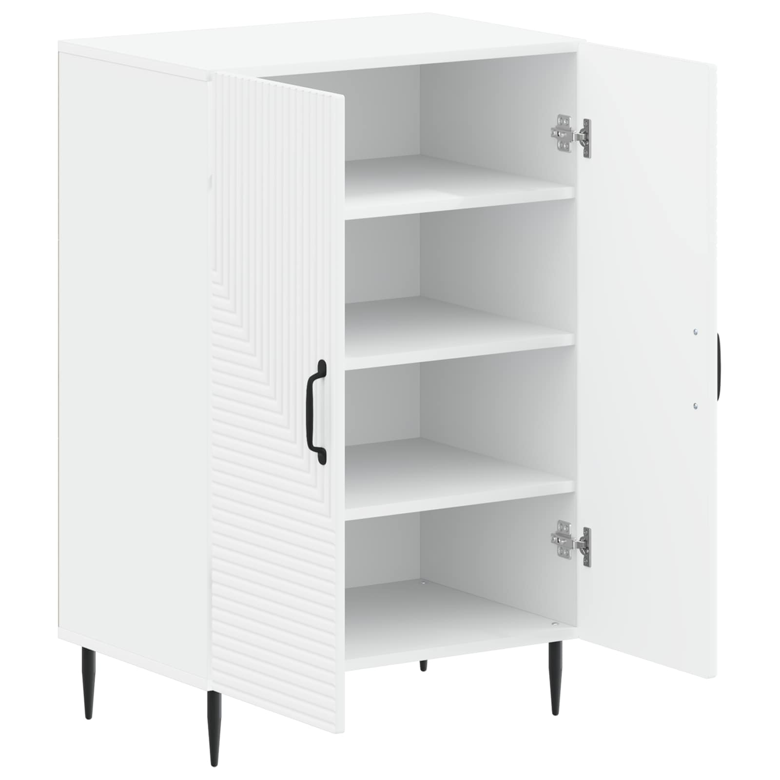 vidaXL Shoe Cabinet HAARLEM 59.5 x 39.5 x 89.5 cm Engineered Wood 3