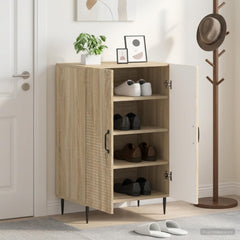 vidaXL Shoe Cabinet HAARLEM 59.5 x 39.5 x 89.5 cm Engineered Wood 1