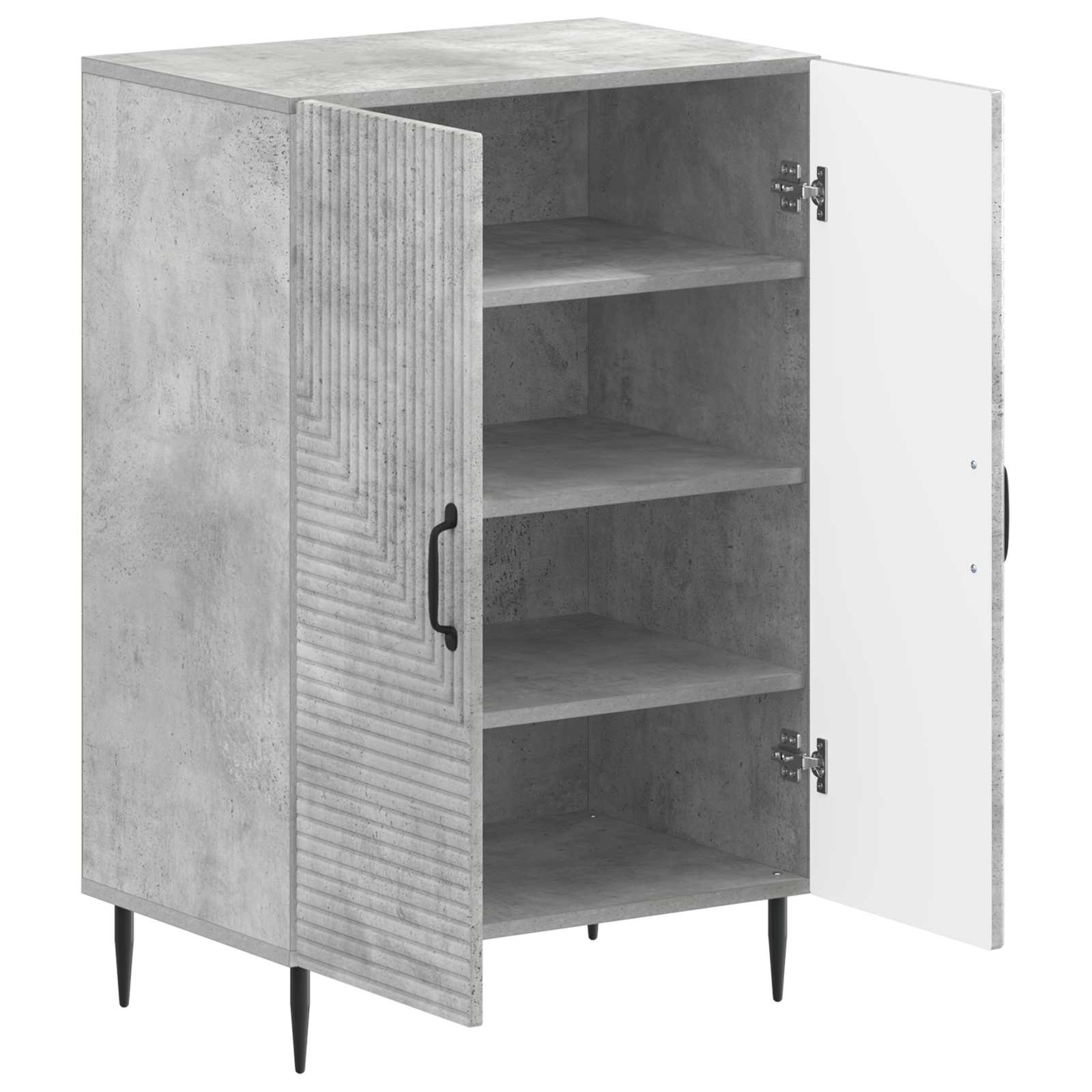 vidaXL Shoe Cabinet HAARLEM 59.5 x 39.5 x 89.5 cm Engineered Wood 3