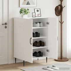 vidaXL Shoe Cabinet HAARLEM 59.5 x 39.5 x 89.5 cm Engineered Wood 1