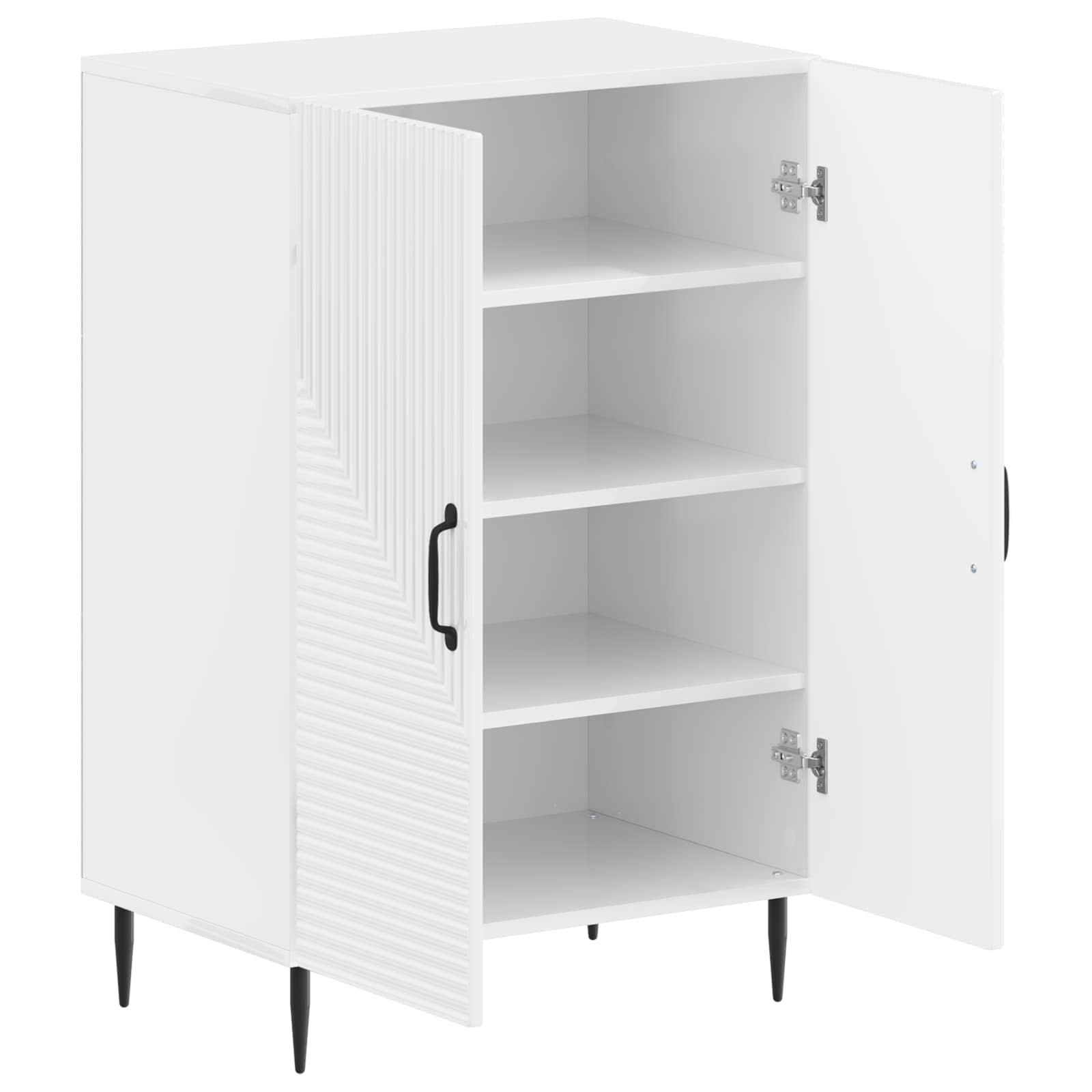 vidaXL Shoe Cabinet HAARLEM 59.5 x 39.5 x 89.5 cm Engineered Wood 3