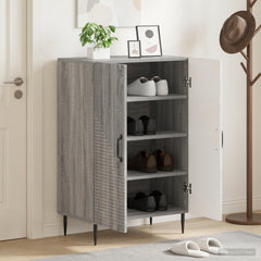 vidaXL Shoe Cabinet HAARLEM 59.5 x 39.5 x 89.5 cm Engineered Wood 1
