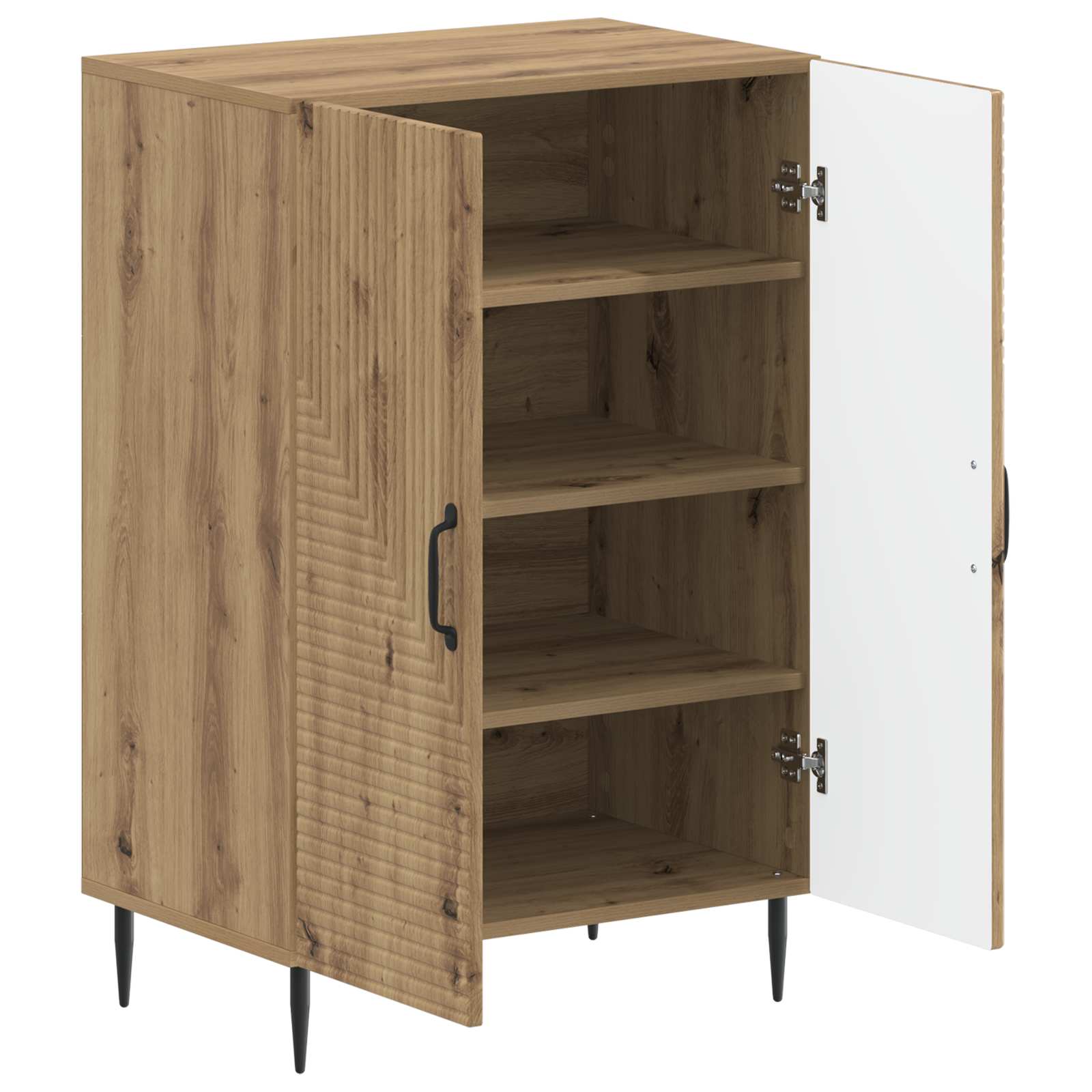 vidaXL Shoe Cabinet HAARLEM 59.5 x 39.5 x 89.5 cm Engineered Wood 3