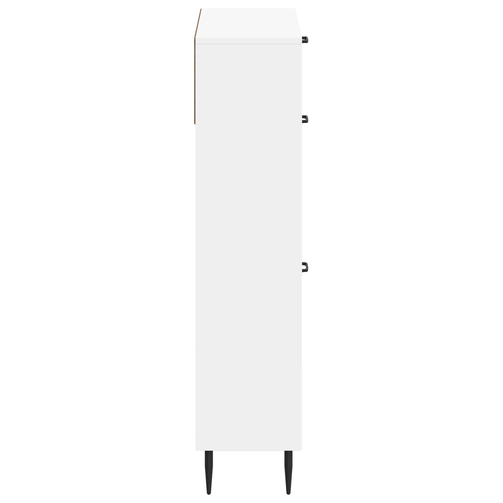 vidaXL Shoe Cabinet HAARLEM 78 x 24 x 103 cm Engineered Wood White 5