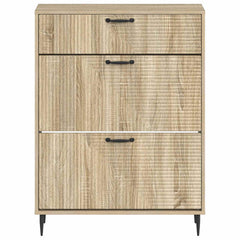 vidaXL Shoe Cabinet HAARLEM 78 x 24 x 103 cm Engineered Wood 4