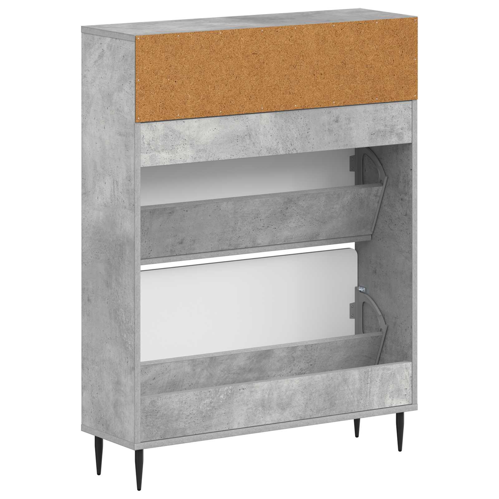 vidaXL Shoe Cabinet HAARLEM 78 x 24 x 103 cm Engineered Wood 6