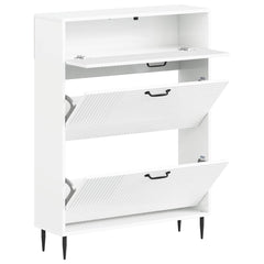 vidaXL Shoe Cabinet HAARLEM 78 x 24 x 103 cm Engineered Wood 3
