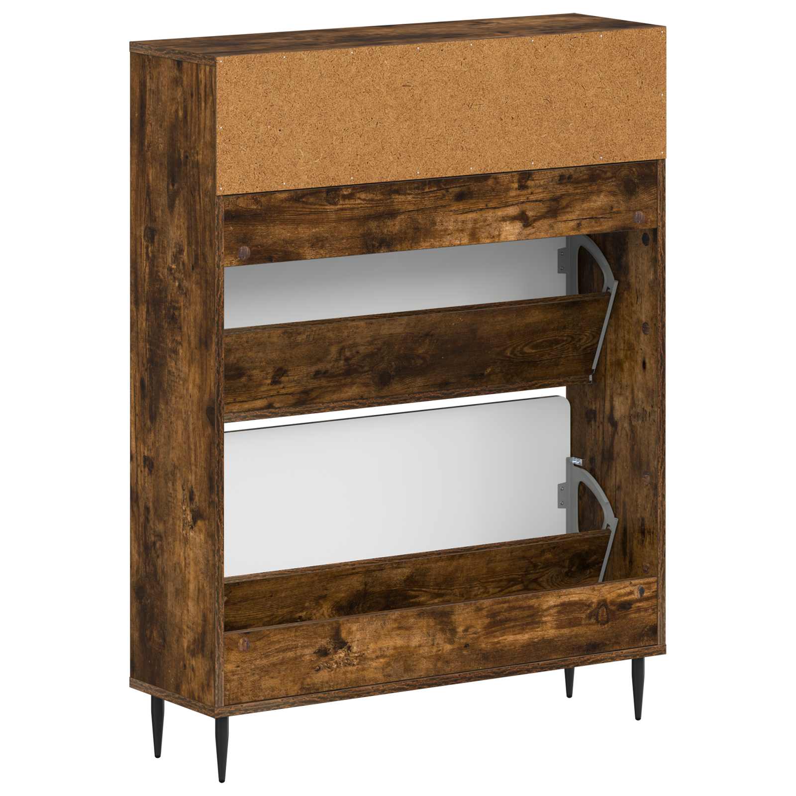 vidaXL Shoe Cabinet HAARLEM 78 x 24 x 103 cm Engineered Wood 6