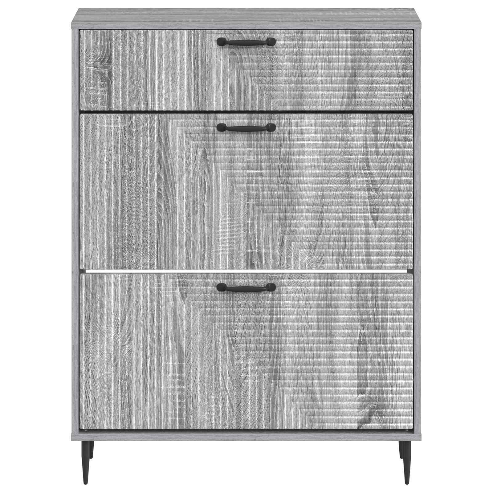 vidaXL Shoe Cabinet HAARLEM 78 x 24 x 103 cm Engineered Wood 4