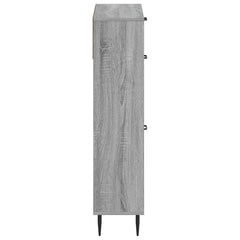 vidaXL Shoe Cabinet HAARLEM 78 x 24 x 103 cm Engineered Wood 5