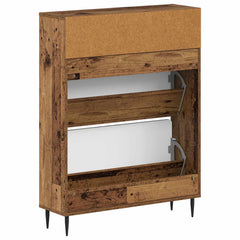 vidaXL Shoe Cabinet HAARLEM 78 x 24 x 103 cm Engineered Wood Old Wood 6