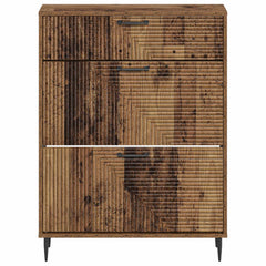 vidaXL Shoe Cabinet HAARLEM 78 x 24 x 103 cm Engineered Wood Old Wood 4