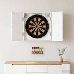 vidaXL Dartboard Cabinet UTRECHT White 52.5 x 10.5 x 53.5 cm 1