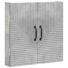 vidaXL Dartboard Cabinet HAARLEM Concrete Grey 52.5 x 10.5 x 53.5 cm 4