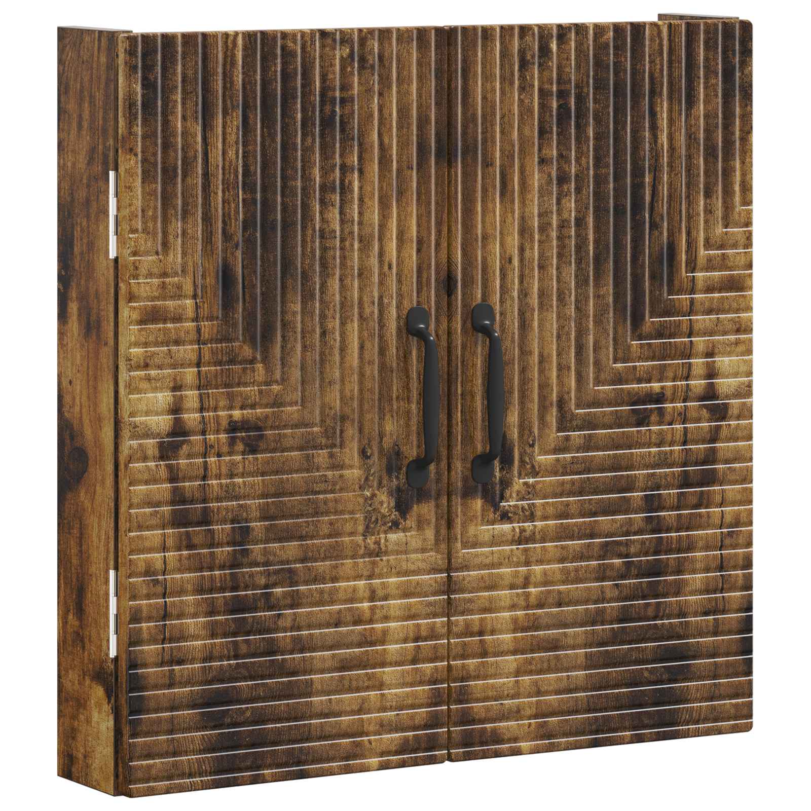 vidaXL Dartboard Cabinet HAARLEM Smoked Oak 52.5 x 10.5 x 53.5 cm 4