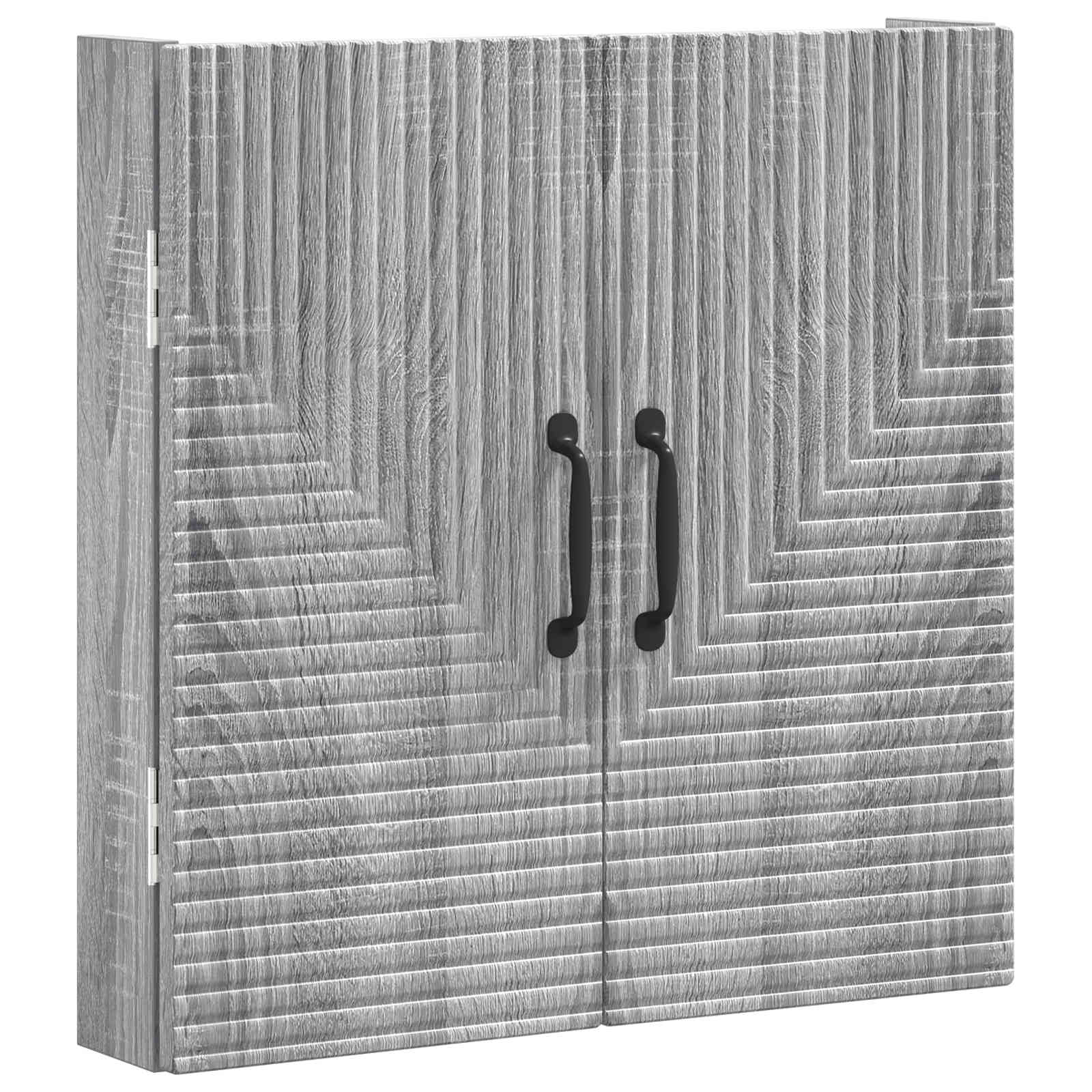 vidaXL Dartboard Cabinet HAARLEM Grey Sonoma 52.5 x 10.5 x 53.5 cm 4