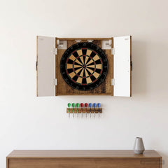 vidaXL Dartboard Cabinet UTRECHT Old Wood 52.5 x 10.5 x 53.5 cm 1
