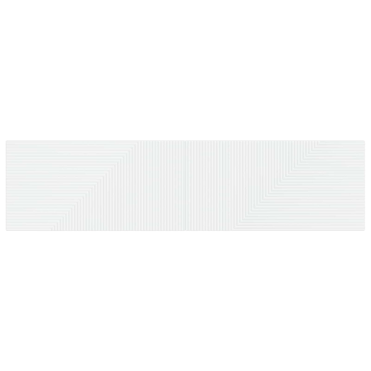 Wall-Mounted Headboard HAARLEM Engineered Wood Width 200 cm White