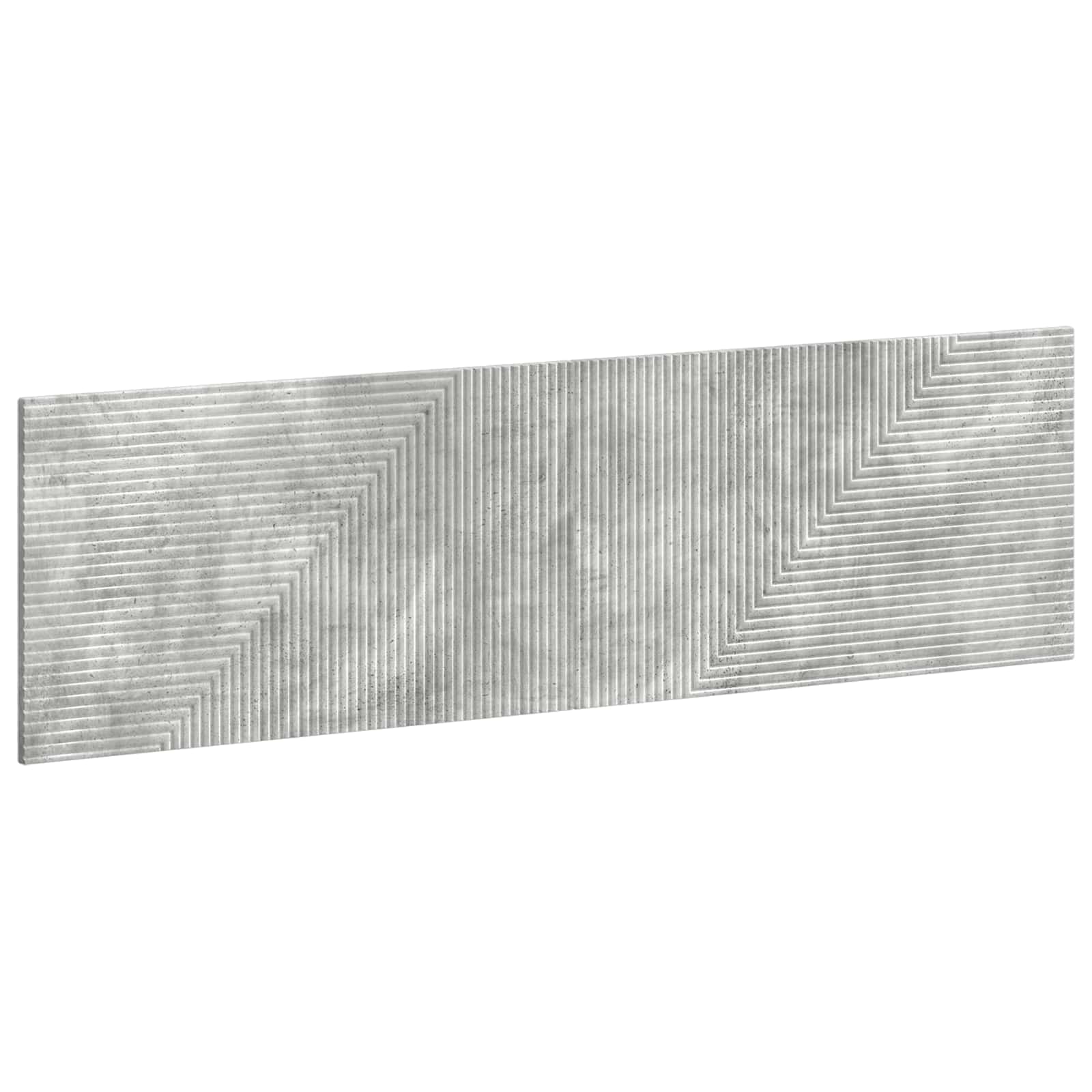 vidaXL Wall-Mounted Headboard HAARLEM Concrete Grey Engineered Wood 2
